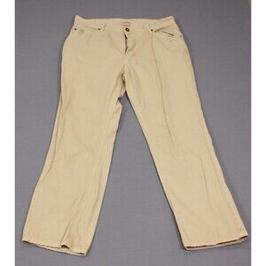 Ascend Men’s Pants Corduroy  Tan Cotton Flat Fronts Tag Sz 36X32 (34X31)